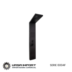 Panel-de-Ducha-Columna-de-Ducha-Hidromasaje-negro-con-cabezal-Serie-6004f