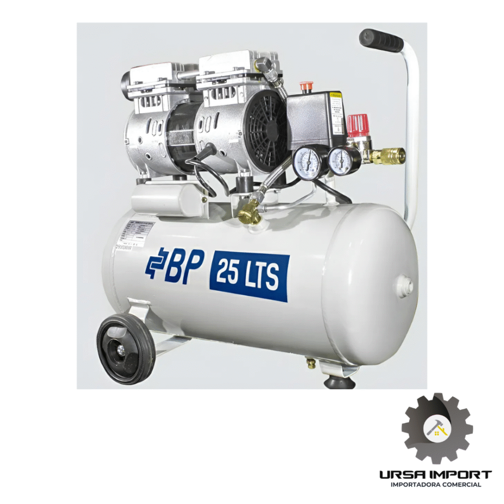 Compresor Odontológico 25 litros/ 1hp / 115psi/ 110v / 60hz Bp