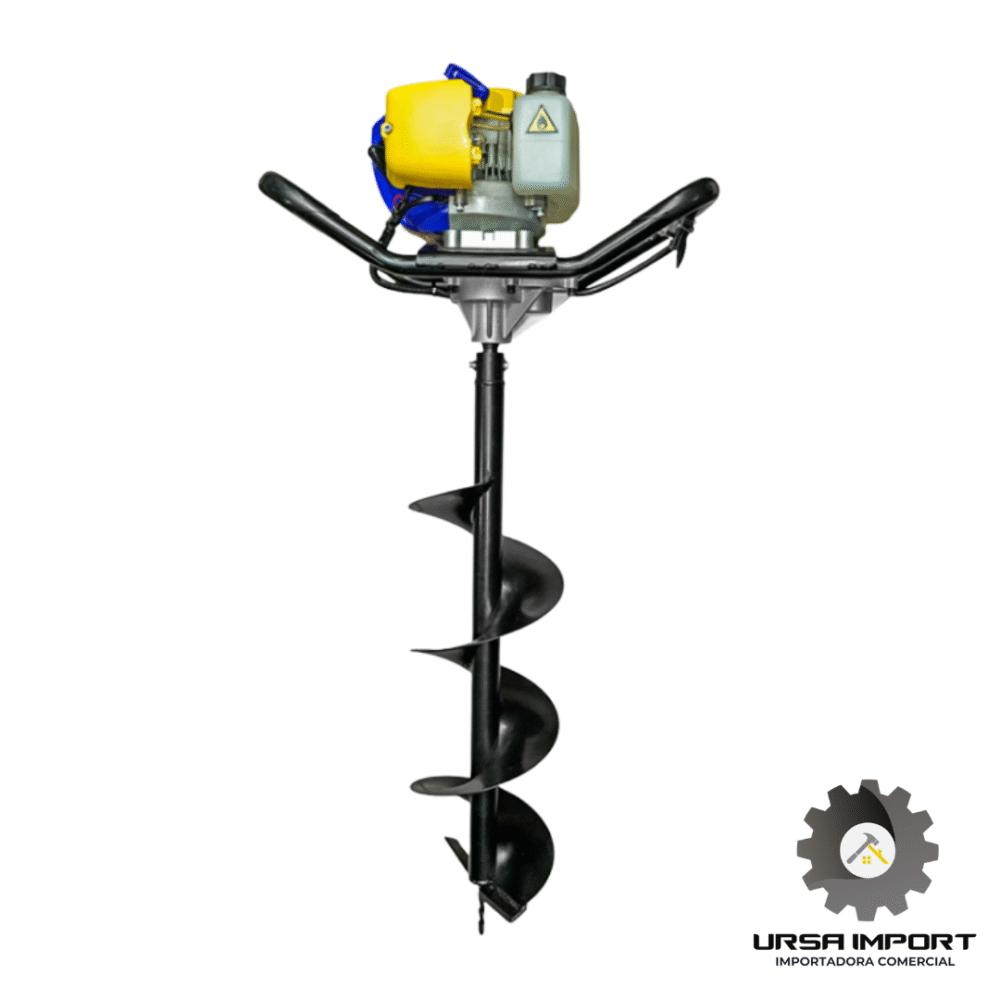 Hoyadora Gasolina 52cc Potente para Perforación Agrícola Manguera 100 mt