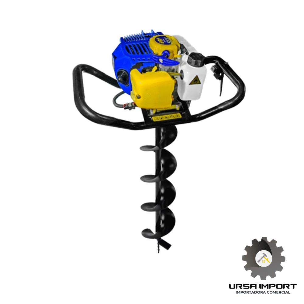 Hoyadora Gasolina 52cc Potente para Perforación Agrícola Manguera 100 mt