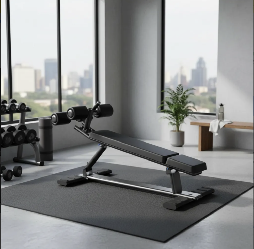 Banco Abdominal Ajustable de Alta Resistencia Gimnasio