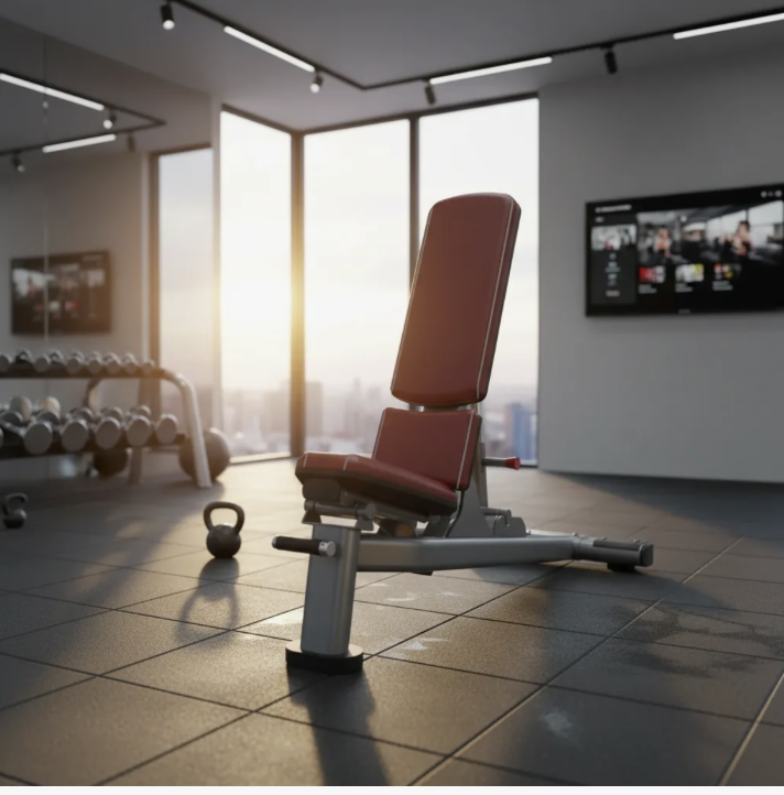 Banco de Acero Ajustable para ejercicios Brazos Gimnasio Pro