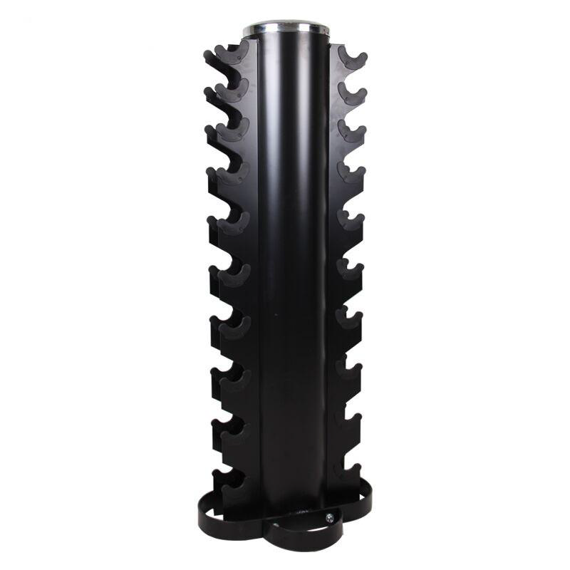 Soporte vertical para mancuernas estante almacenamiento 10 pares