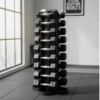 Soporte vertical para mancuernas estante almacenamiento 10 pares