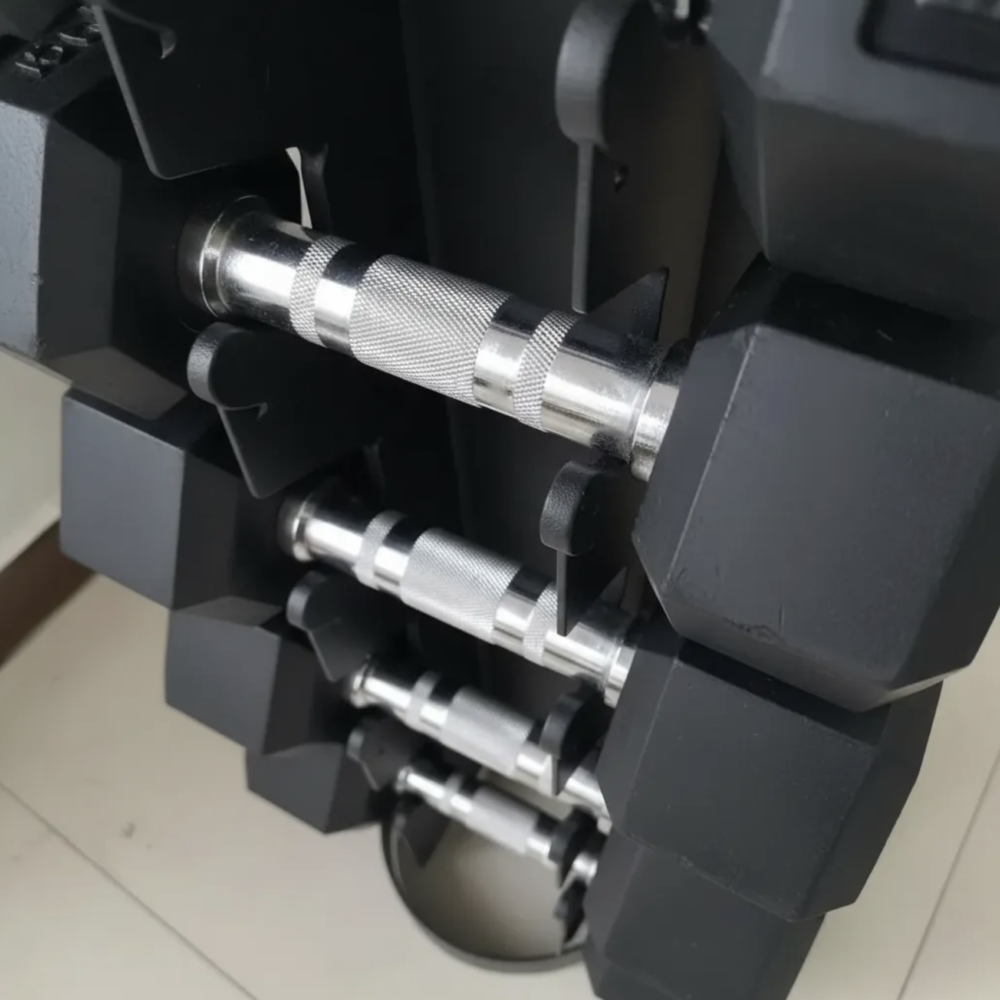 Soporte vertical para mancuernas estante almacenamiento 10 pares