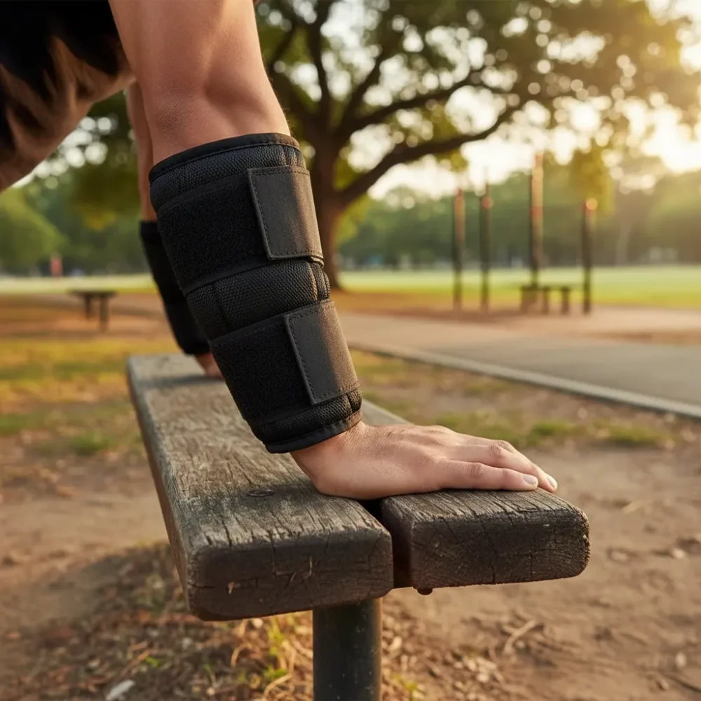 Pesas Ajustables Para Brazos 1 Kg Gimnasio 1par