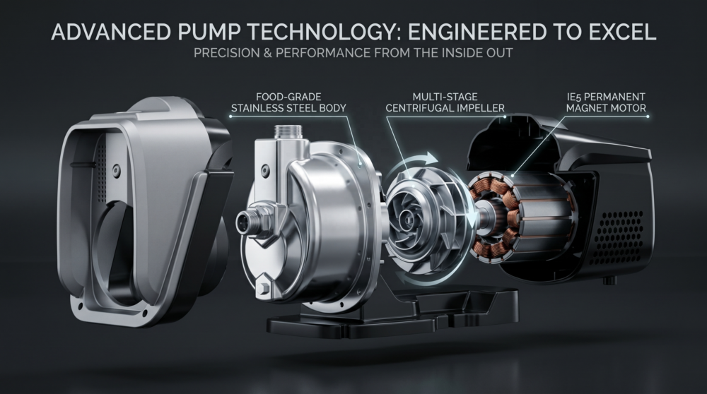 Bomba de agua smart ECOBOOST800PRO presion constante VFD 800W 220V